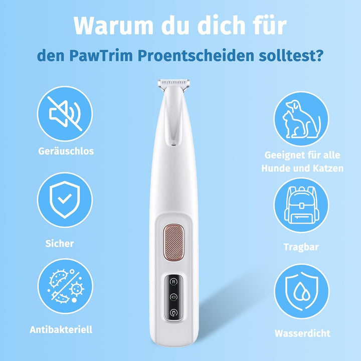 Paw Trim Pro dr.Pfoten-Schmerzfreie Pfotenpflege in Sekundenschnelle, dr Pfoten Pfotentrimmer Mit LE