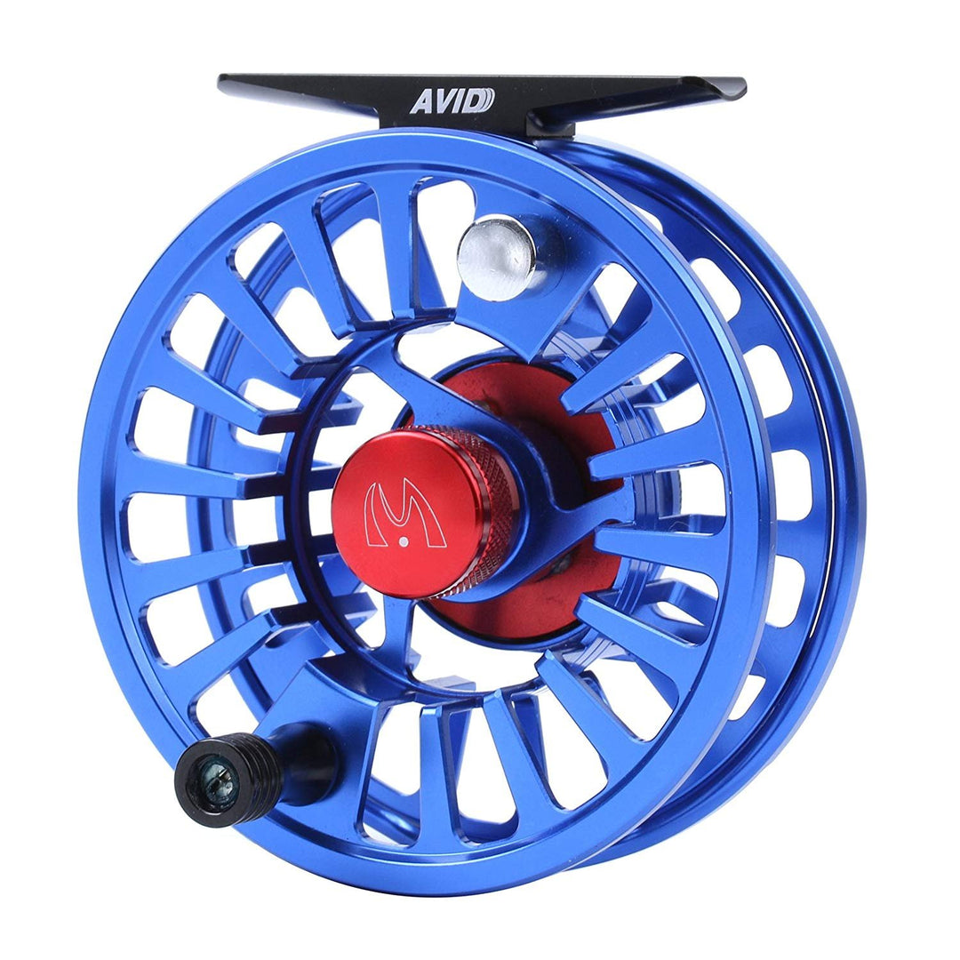 MAXIMUMCATCH Fliegenrolle Avid Serie Fliegenfischen Rollen grosser Spulenkern in 1/3, 3/4, 5/6, 7/8,