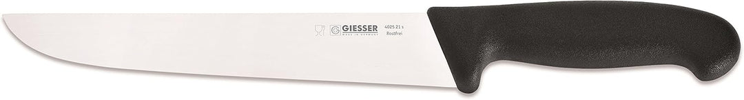 Giesser Messer Schlachtmesser schwarz 21 cm Klingenlänge schmale Form- Profimesser
