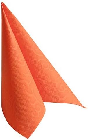 250 Servietten "ROYAL Collection" 1/4-Falz 40 cm x 40 cm nektarine "Casali" 84878 Papstar Premium st