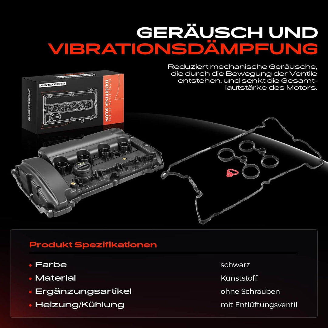 APM Autoteile Frankberg Ventildeckel Zylinderkopfhaube Kompatibel mit M-i-n-i R56 R57 R55 R58 R59 Co