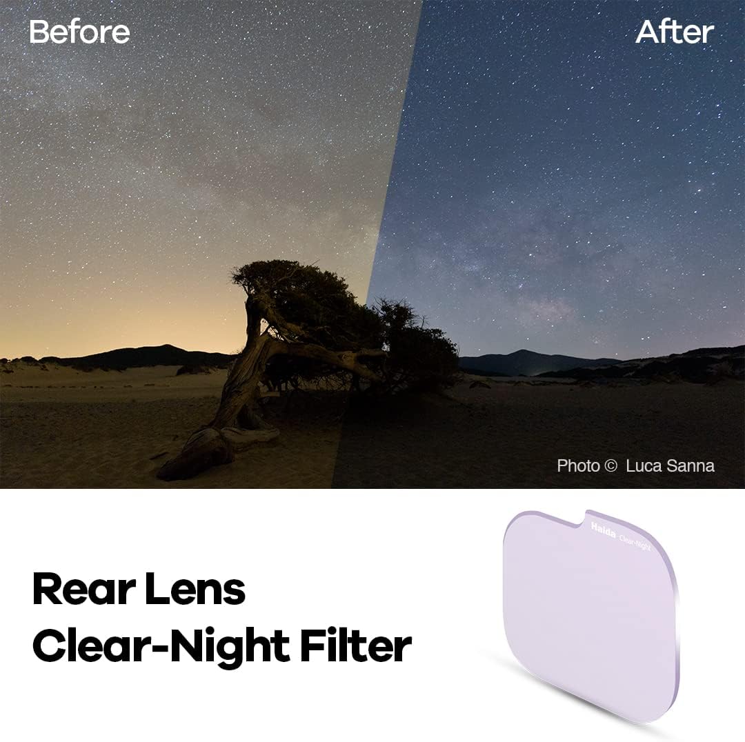 Haida Neutraler Nachtfilter für Rückobjektiv für Sony/Sigma/Nikon Z Objektiv Für Sony/Sigma/Nikon Z
