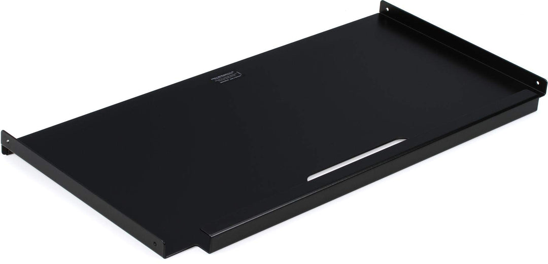 K&M 18819 Ablage für Controller Keyboard Omega - Schwarz, Aluminium, praktische Erweiterung zur Aufn