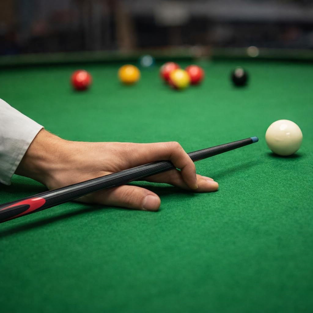 Billard Queue Sticks, Professionelle 9 mm Carbon Billard Queue, Hochwertiger Pool Queue Stick für Sn