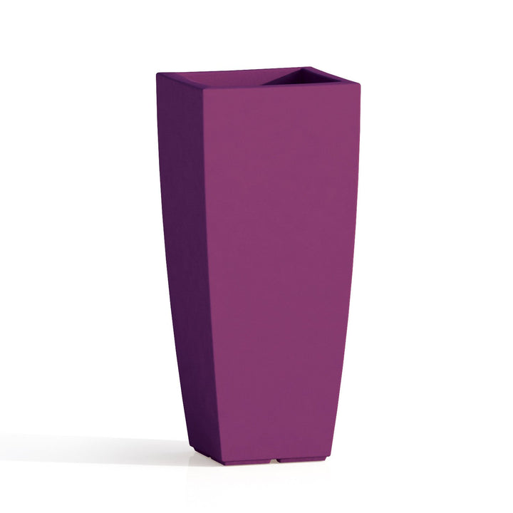 TEKCNOPLAST V0146 Vase, violett, 33 x 33 - H 70 cm cm 33 x 33  - H 70 cm.. Violett, cm 33 x 33  - H