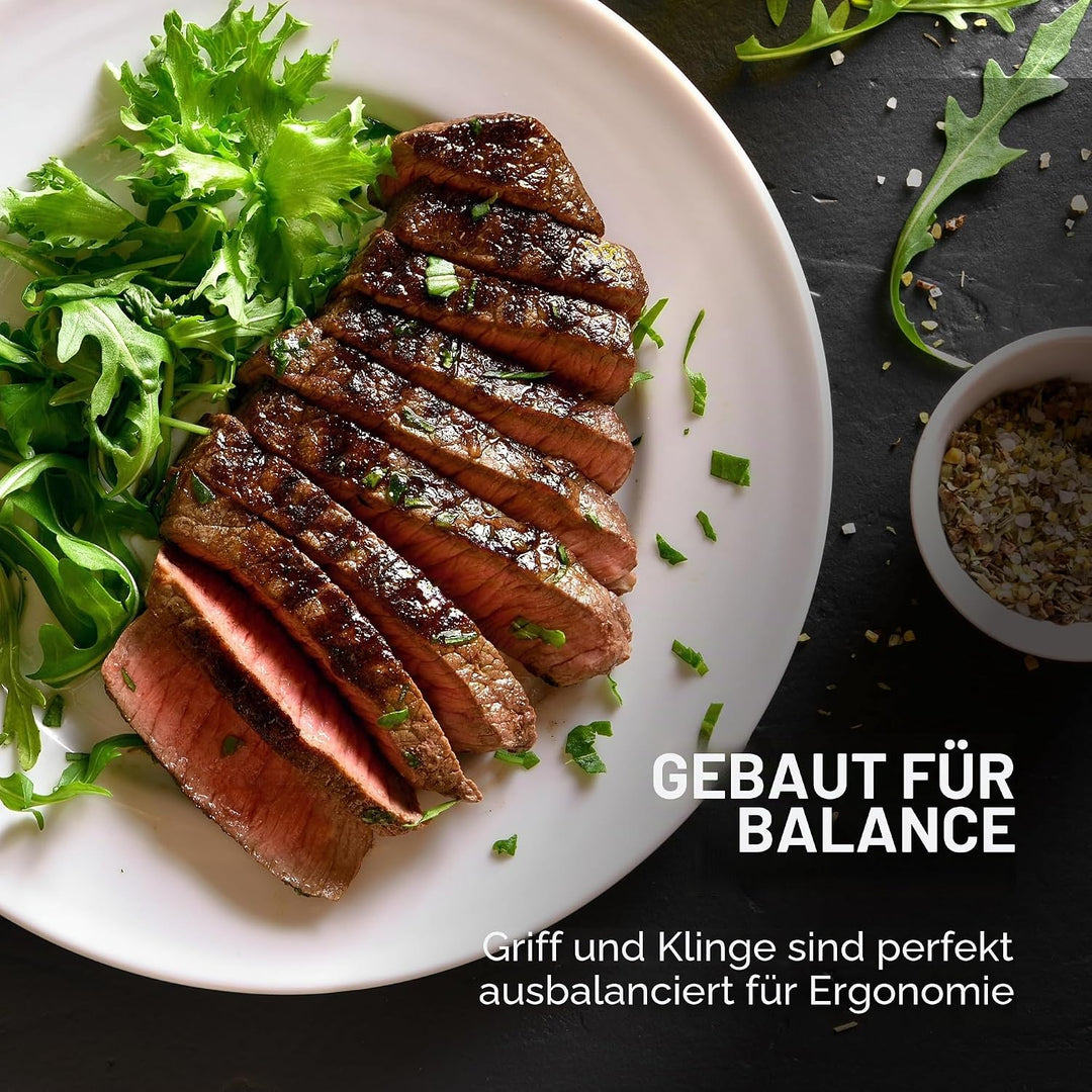 Victorinox, Grand Maître, Profi Tomaten- und Steakmesser, Extra Scharfe Klinge, Wellenschliff, 12 cm