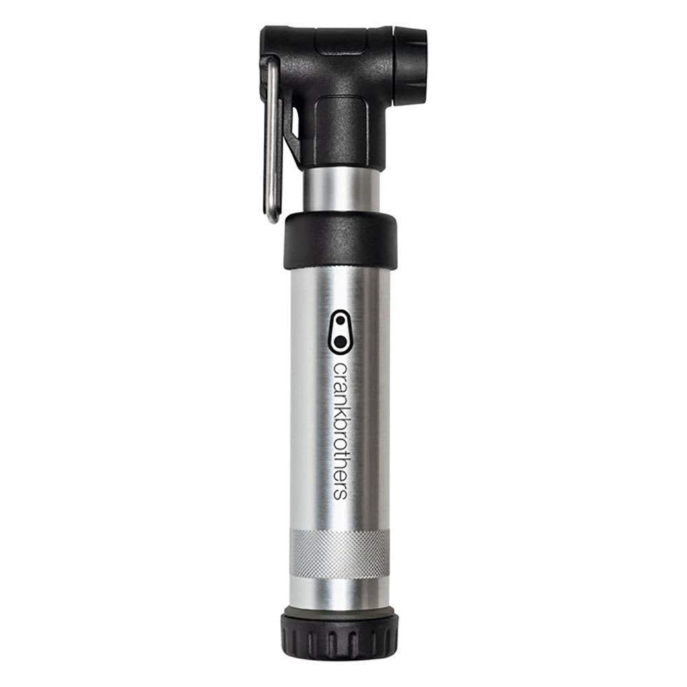 CRANKBROTHERS Gem Bike Handpumpe – Kurz/Lange Doppelkolbenpumpe, Presta/Schrader, hohes Volumen und