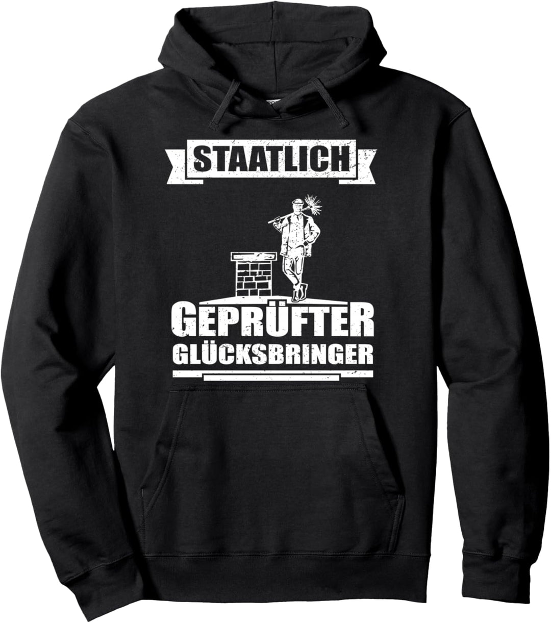 Staatlich geprüfter Glücksbringer Schornsteinfeger Pullover Hoodie