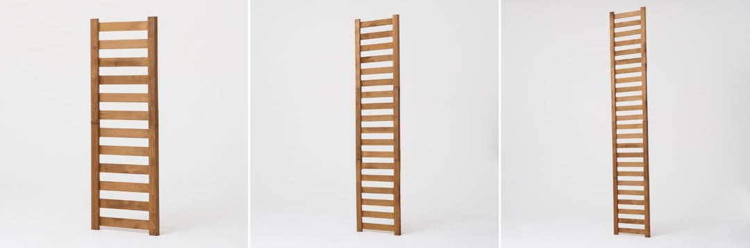Modulares Rankgitter 50cm hoch – Spalier für Homerzo Pflanzkübel – Erweiterbare Holz Gitterwand für