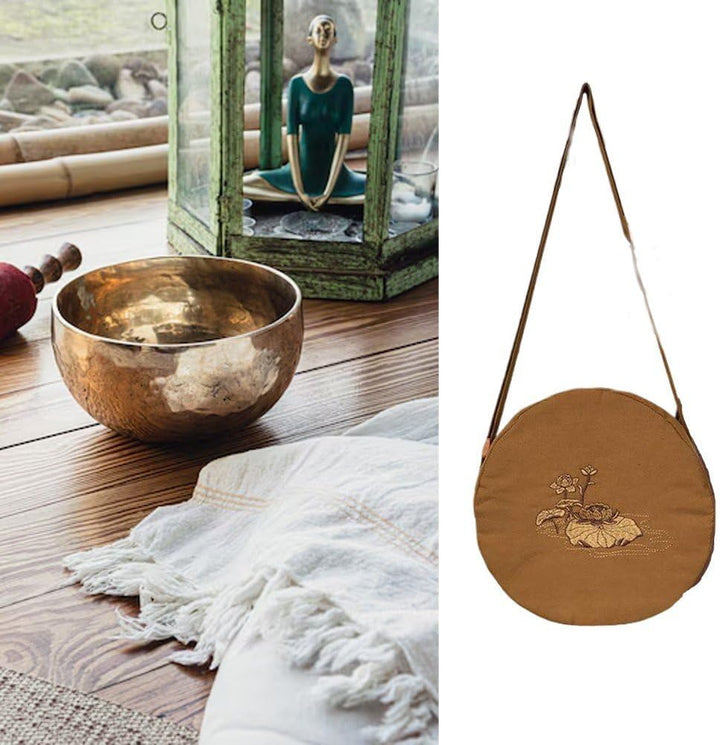 Buddhistische Tasche Mönch Buddha Klangschale Tasche Tibetische Klangschale Umhängetasche Meditation