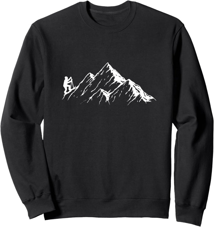 Ski Touring T-Shirt Berge Tourenski Ski Winter Geschenk Sweatshirt