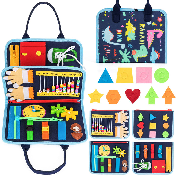ACDAY Busy Board, Montessori Spielzeug für ab 1 2 3 4 Jahre Kleinkinder Baby Activity Board Quiet Bo