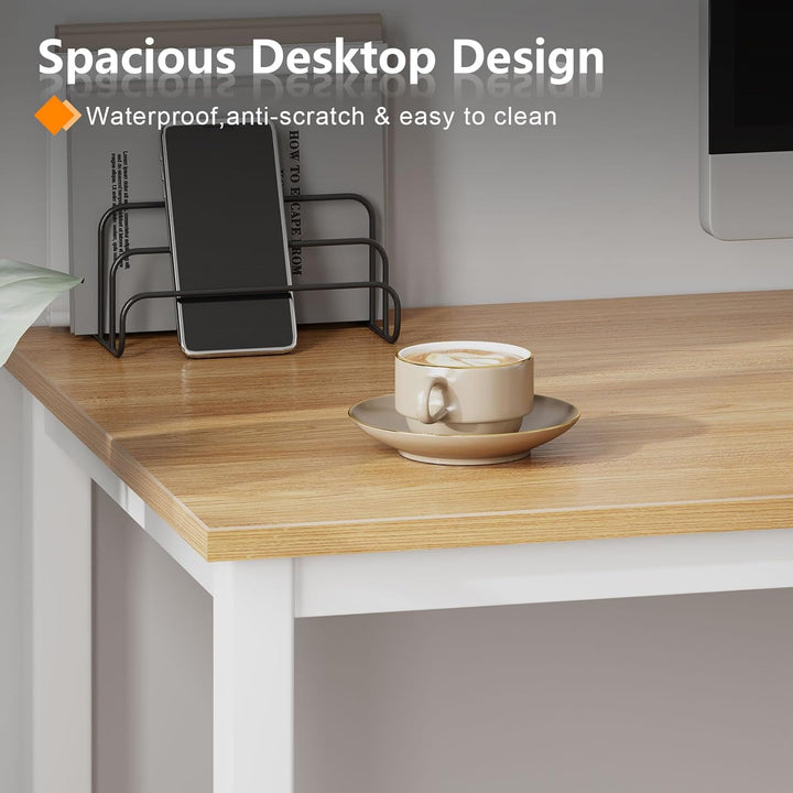 Need Computertisch Schreibtisch 100x60 cm PC Tisch Bürotisch Arbeitstisch Esstisch für Home Office,