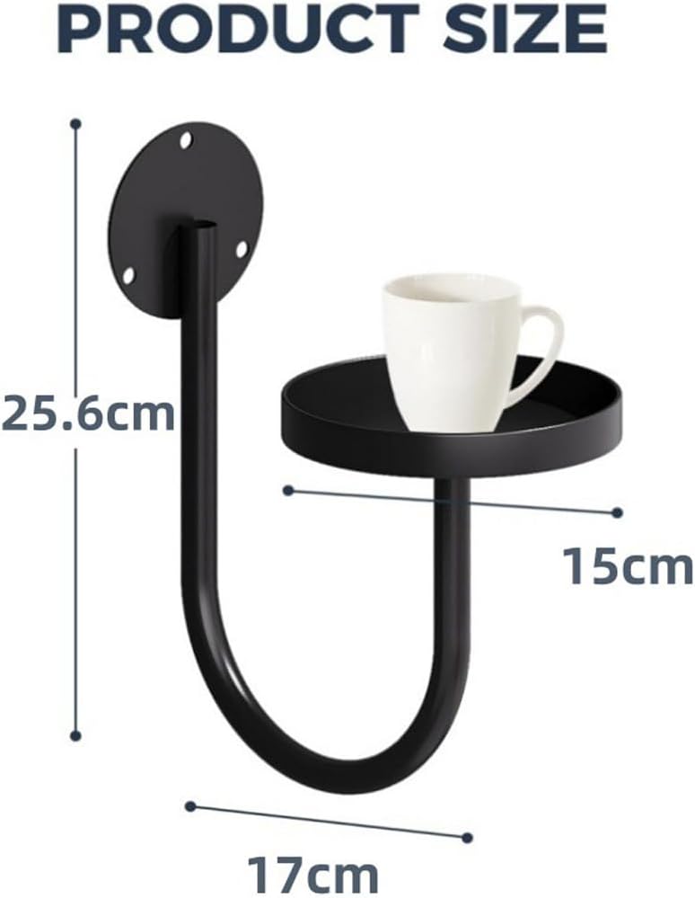 Wandpflanzgefässe für Zimmerpflanzen, 2er-Set Wand-Pflanzenständer, Metall-Pflanzenhalter, schwebend