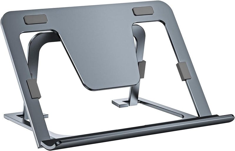 SHUOSUO Tablet Ständer Verstellbar & Faltbar, Schlank Tragbarer Aluminium Tablet Halterung Halter Ti