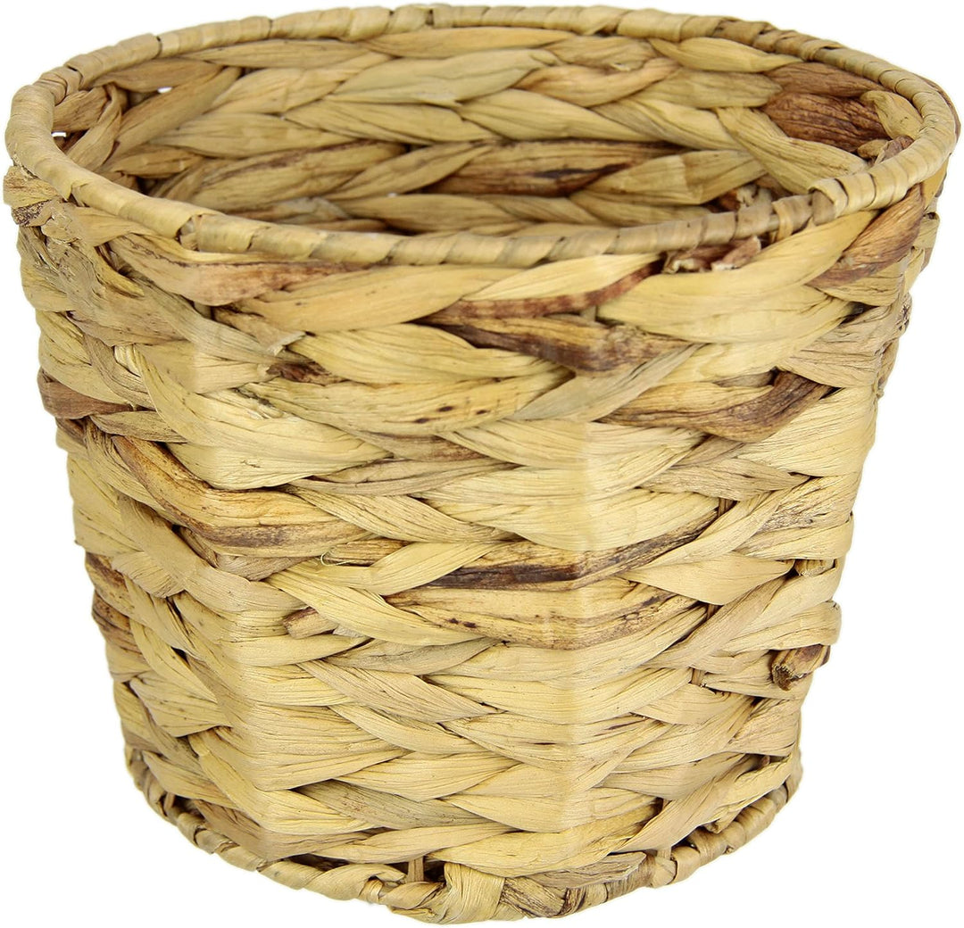 Topfset aus Wasserhyazinthe Pflanzgefäss Gefäss Blumentopf Blumen Pflanzen Pflanztopf Pflanzkorb Übe