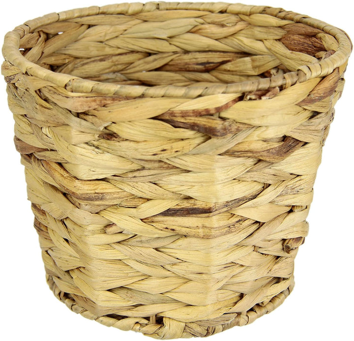 Topfset aus Wasserhyazinthe Pflanzgefäss Gefäss Blumentopf Blumen Pflanzen Pflanztopf Pflanzkorb Übe