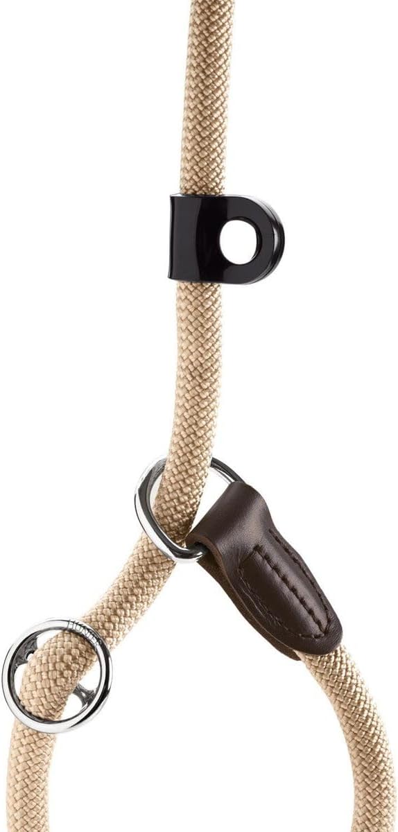 HUNTER Retriever-Hundeleine FREESTYLE, Farbe: beige, integrierte Halsung, stufenlos verstellbar, wit