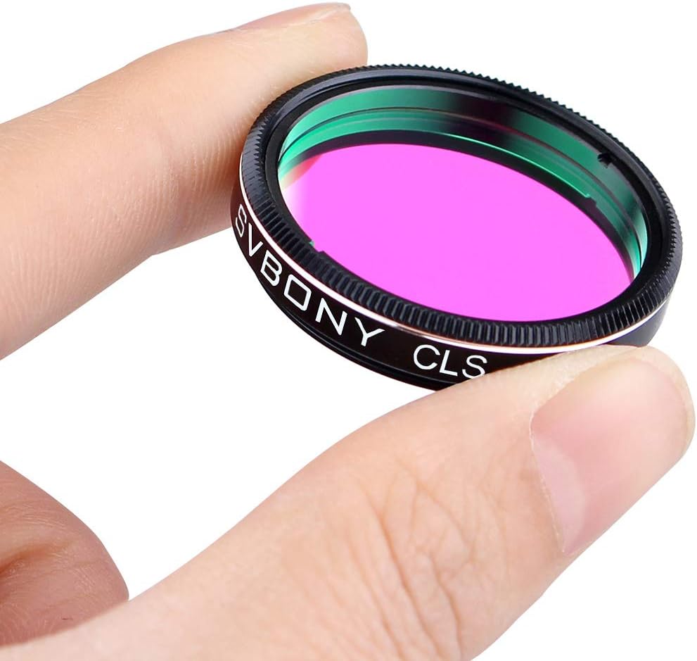 Svbony CLS Teleskop Filter, 1.25" Nebelfilter für Astrofotografie Contrast Beobachtungszwecke, Kamer
