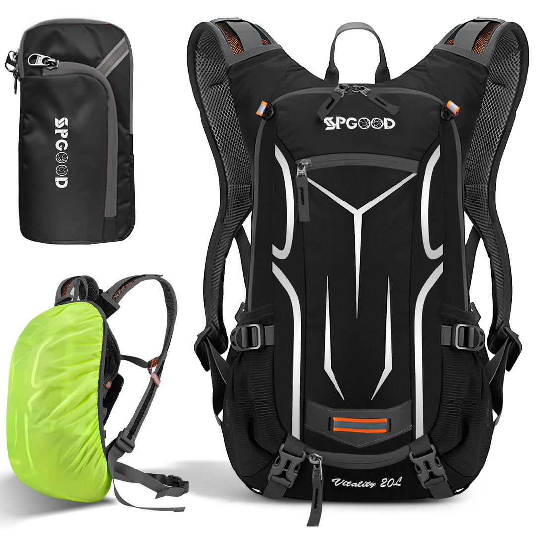 SPGOOD Fahrradrucksack 20L/25L/30L (9 Farben)-Wasserdichter Ultraleicht-für Damen & Herren Multifunk