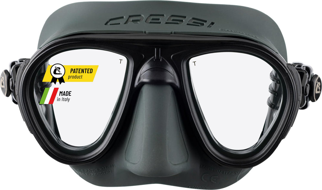 Cressi Calibro Tauchmaske Grün/Grün, Grün/Grün