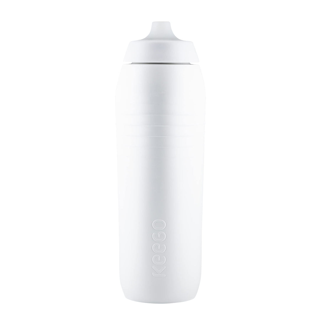 KEEGO | Die Evolution der Sportflasche | Elastisches Titan | Schützt vor Plastik im Wasser | Leicht