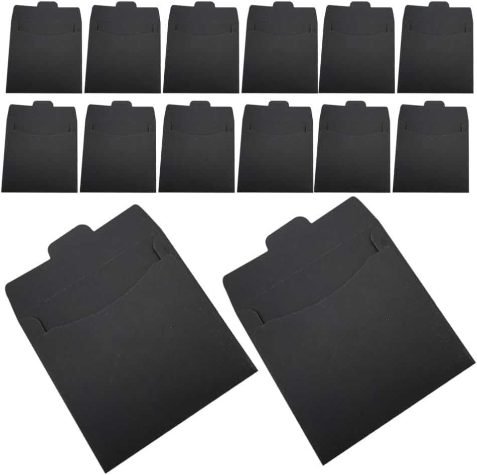 Cd-Hüllen 50 Stück Kraftpapier Dvd-Umschläge Halter Blanko Cd-Papier Karton Cd-Kraftpapier Aufbewahr