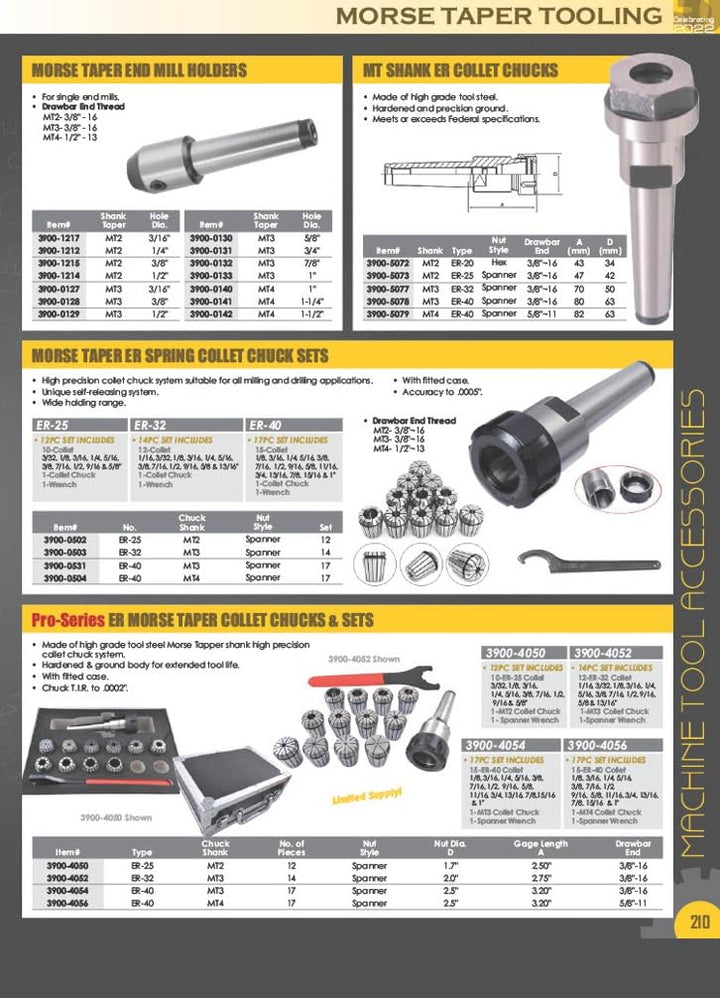 3700-0151 Morse Taper Arbor, MT2 to JT2 Arbor Taper to Chuck, MT2 to JT2