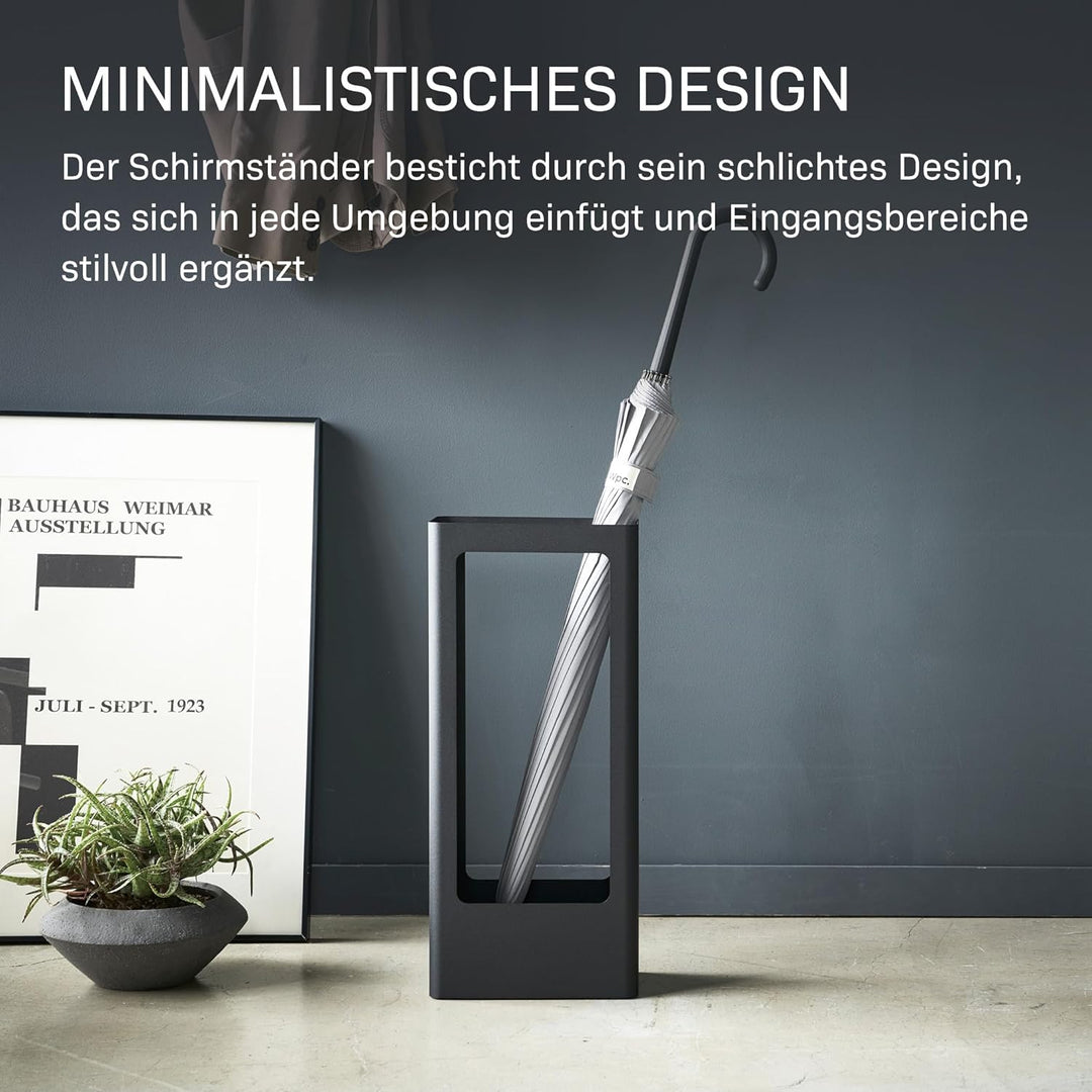 YAMAZAKI Schirmständer, Schwarz, One Size, 4929