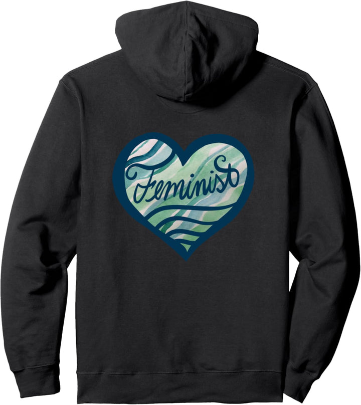 Feministische Kursivkunst Pullover Hoodie