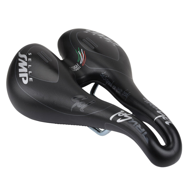 Sattel Selle SMP TRK Medium/Man Gel schwarz Herren 280x160mm 485g Schwarz 26 x 17.5 x 6.5 cm, Schwar