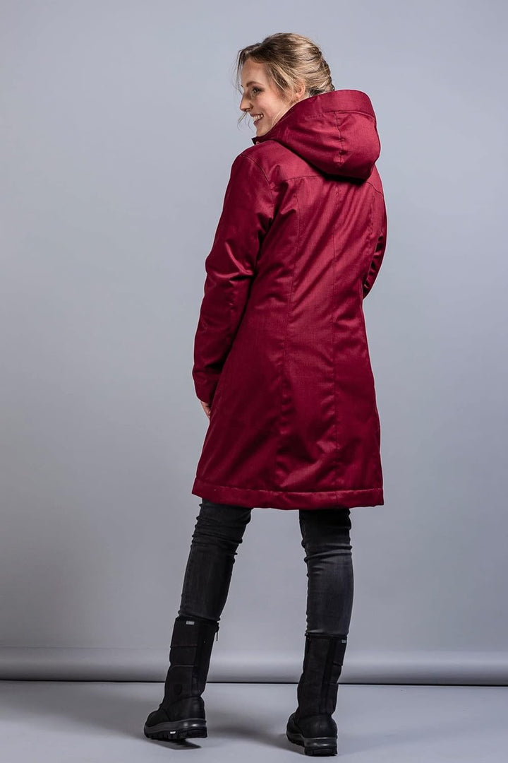 Tatonka FLOY W's Coat Women 36 cherry red, 36 cherry red