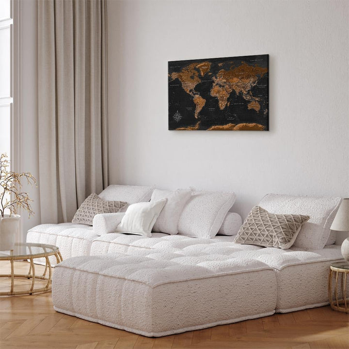 murando HandArt Bilder auf Leinwand 60x40 cm 1 tlg Leinwandbild mit Struktur-Effekt handbemalte Wand