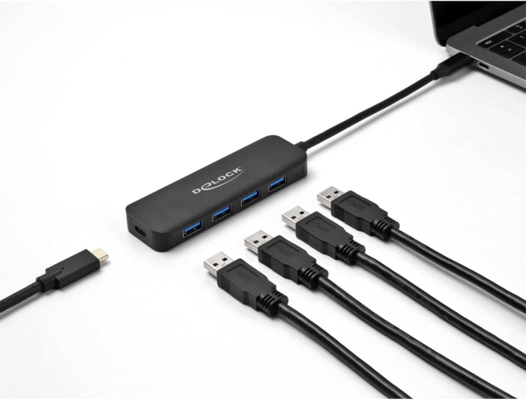 Delock USB Type-C™ Hub 4 Port USB 3.2 Gen 1 mit Power Delivery 85 Watt