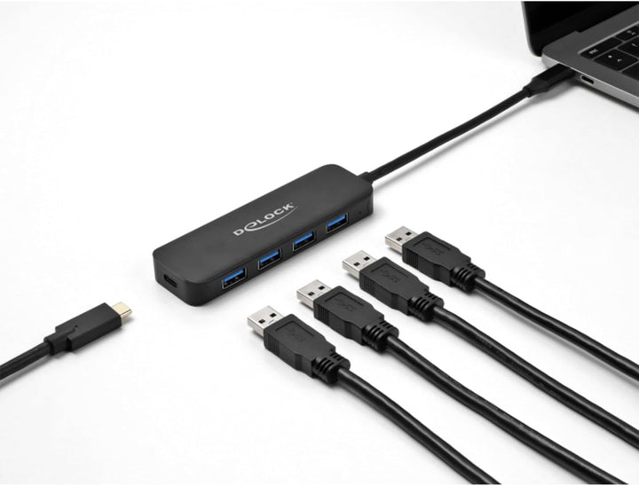 Delock USB Type-C™ Hub 4 Port USB 3.2 Gen 1 mit Power Delivery 85 Watt