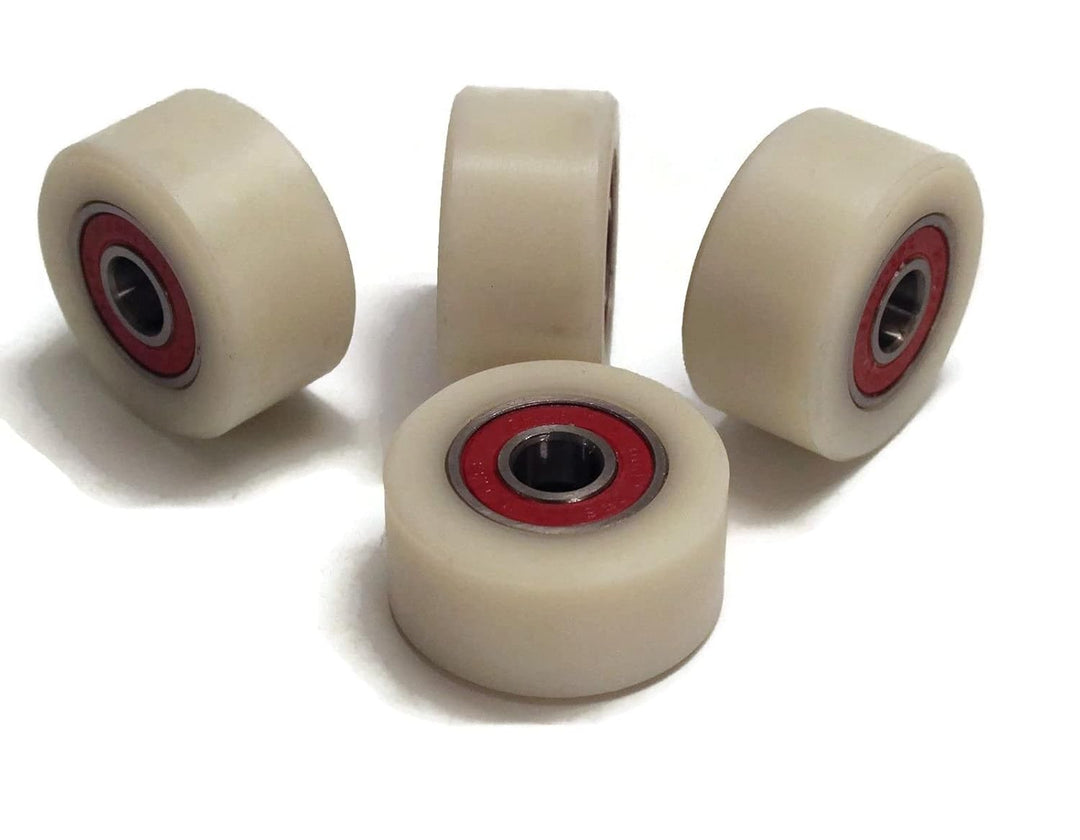 Satz mit 4 Laufrollen mit Kugellager - Nylon Rollen für Palettenhubwagen - Hubwagen Räder Durchmesse