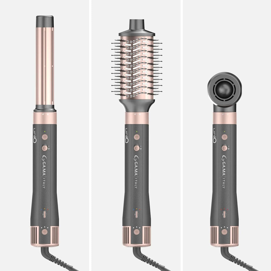 GA.MA Italy Professional, UNIQ AURA Multistyler 4 in 1, bürstenloser Motor mit 100.000 U/min, Coanda