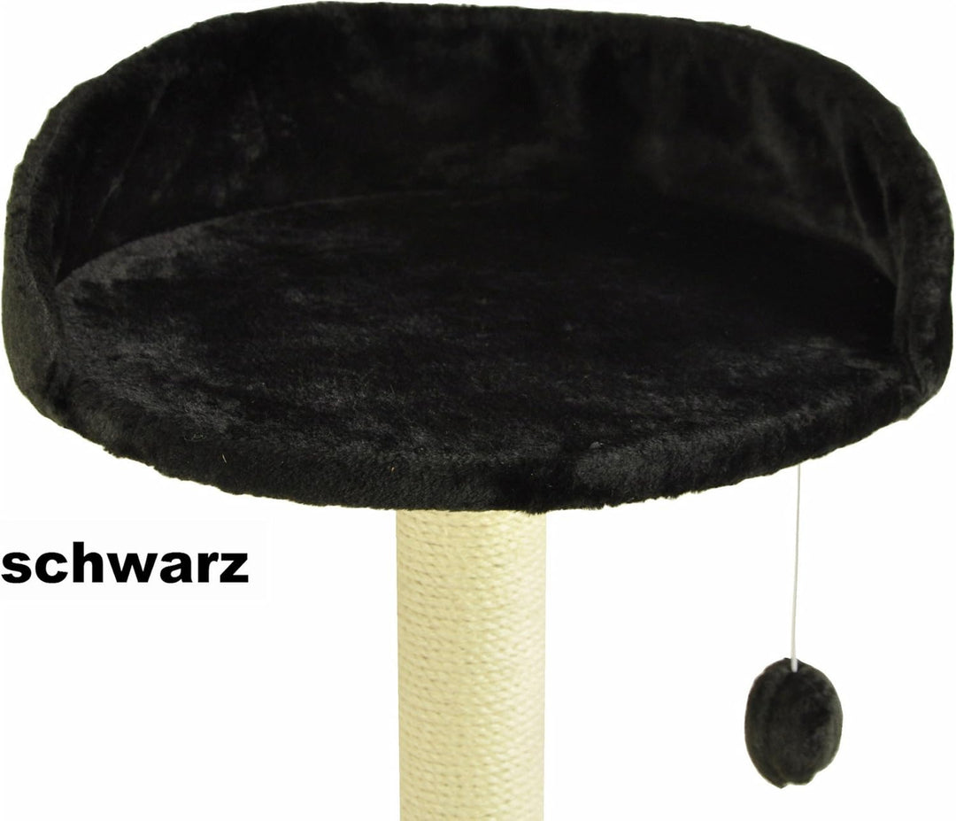 nanook Kratzbaum Liegeplatz Top für kräftige Katzen - Grösse XXL - 46 cm Ø - schwarz, Schwarz
