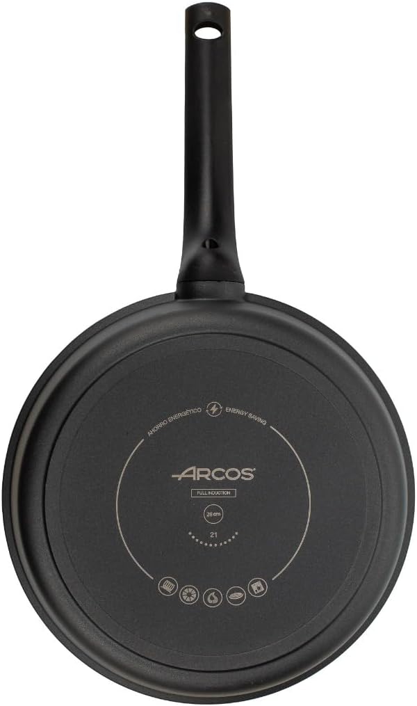 ARCOS Thera Antihaft-Pfanne 26 cm für Induktion, Gas und Ceranfeld. Mittlere Küchenpfanne aus Alumin