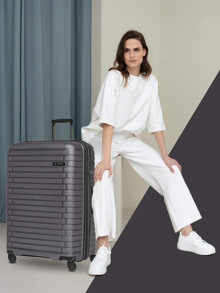 Hartschalen Check-in Koffer | Grosser XL Trolley 52 x 31 x 75 cm von 101 auf 110 Liter erweiterbar |