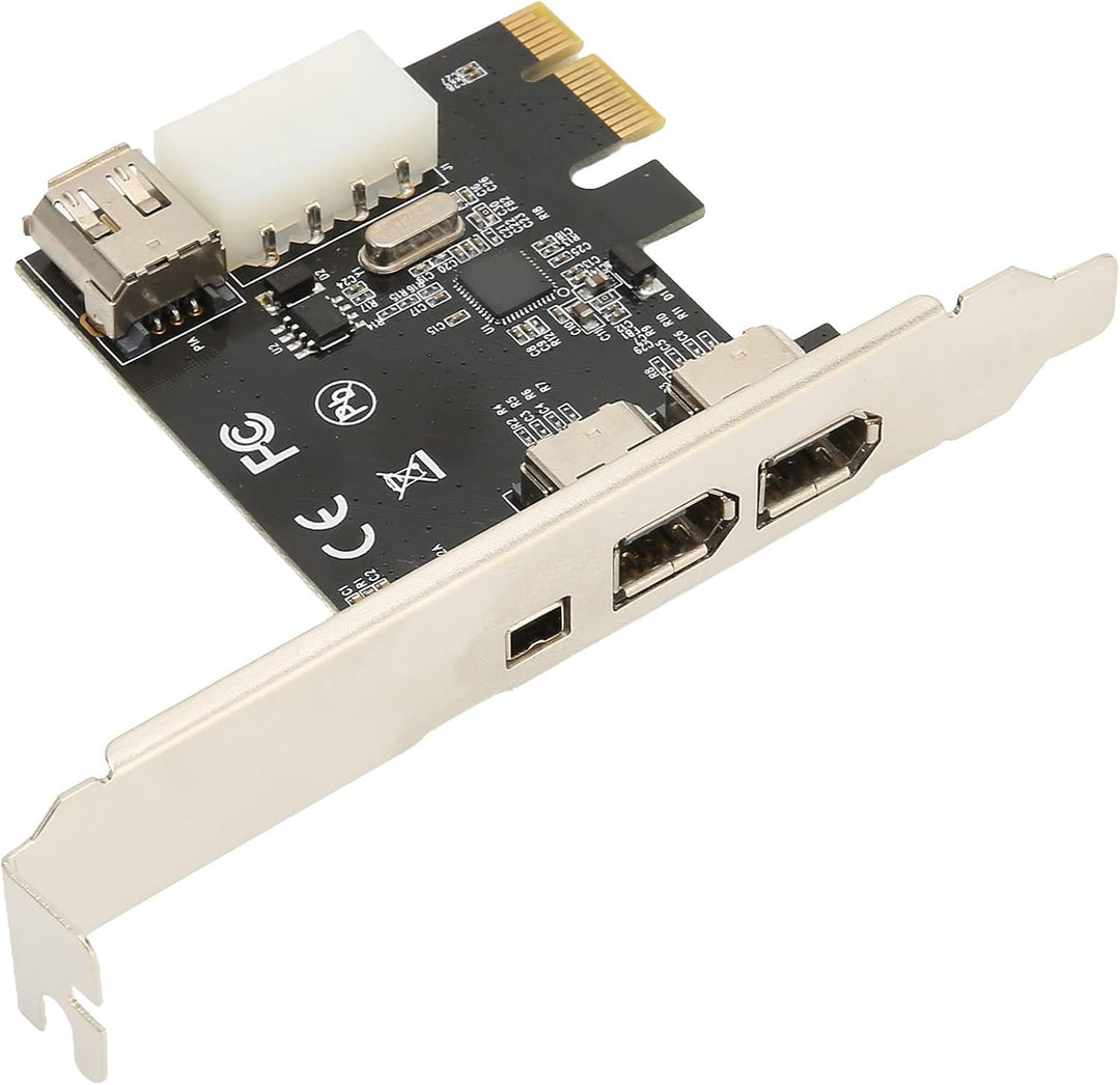 2,5 Gbit/s Hochgeschwindigkeits PCIE 1X auf 1394A Firewire Karte, IEEE 1394 PCI Express Controller 4