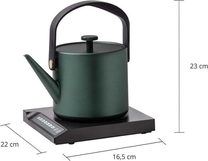 Unold 18217 Blitzkocher Jade, Wasserkocher, 1.000 W, 0,6L – 360° drehbar, mit Warmhaltefunktion, 7 w