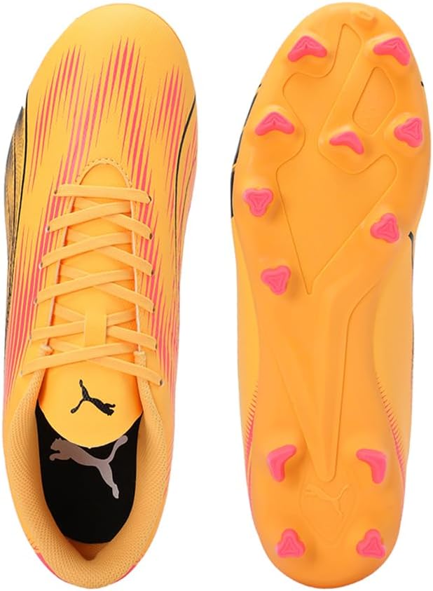 PUMA Herren Ultra Play Fg/Ag Fussballschuh, Sun Stream Puma Black Sunset Glow