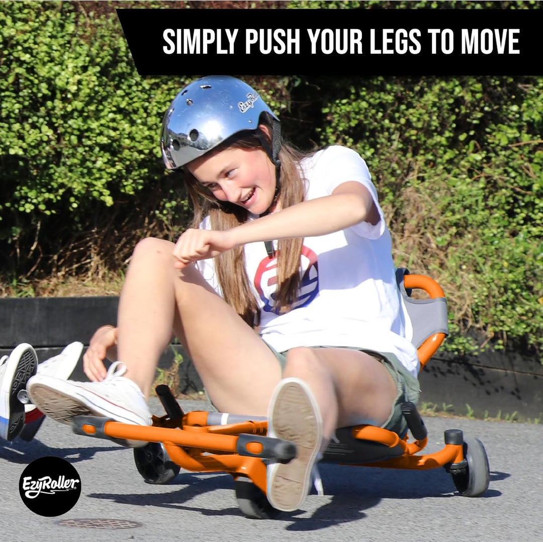 Ezyroller Funfahrzeug Drifter Pro X Jugendliche Erwachsene Dreirad ab 10 Trike (orange), Orange