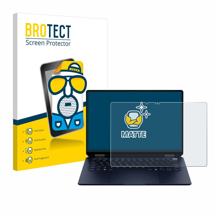 BROTECT Entspiegelungs-Schutzfolie für HP OmniBook Ultra Flip 14-fh Matte Displayschutz-Folie, Anti-