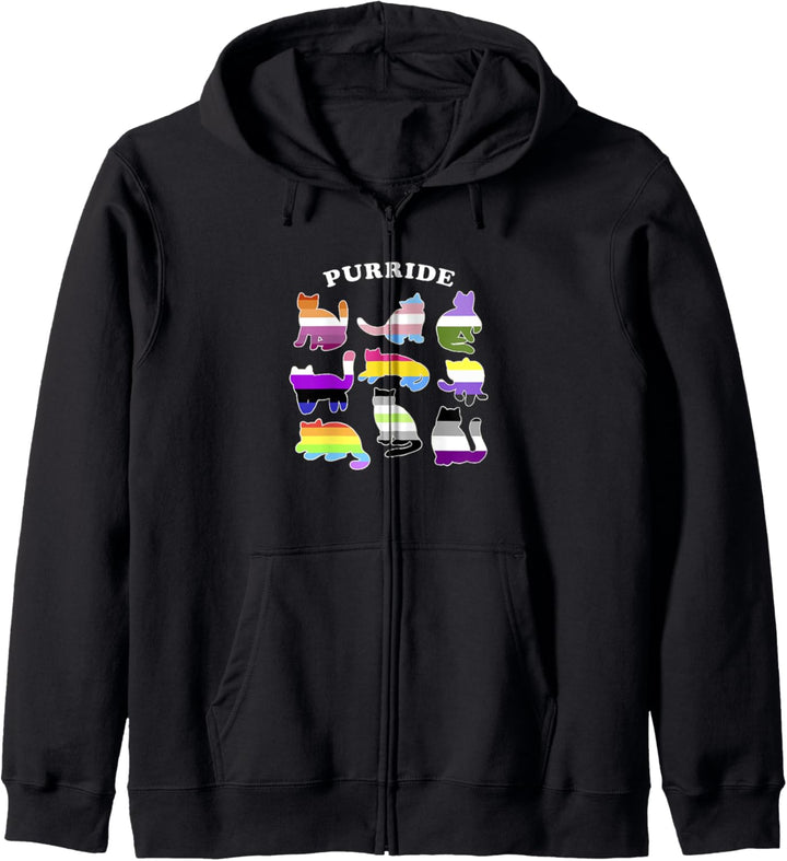 Trendy Pride Purride Kapuzenjacke