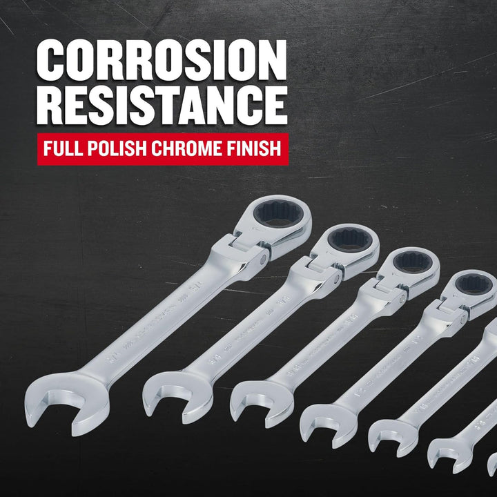 CRAFTSMAN CMMT87010 7-Piece SAE Flex Reversible Ratchet Set