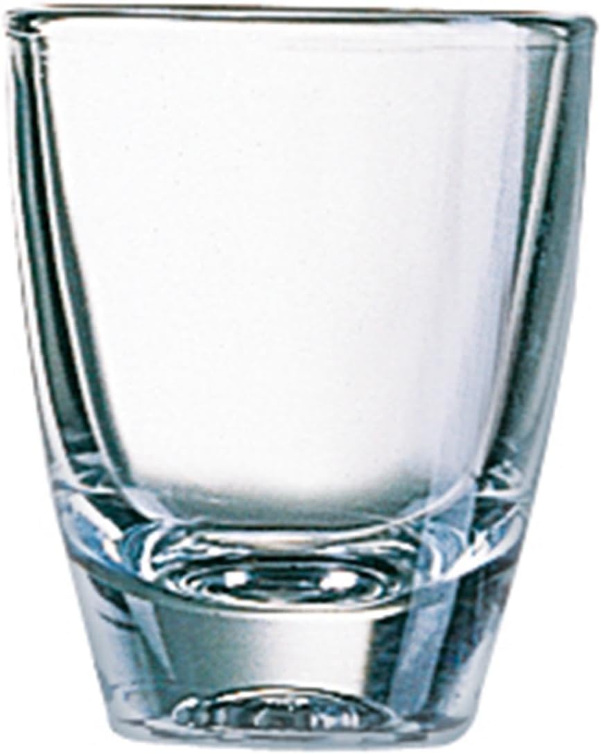 Arcoroc ARC 00065 Gin Schnapsglas, Shotglas, Stamper, 50 ml, Glas, transparent, 24 Stück Ohne Füllst