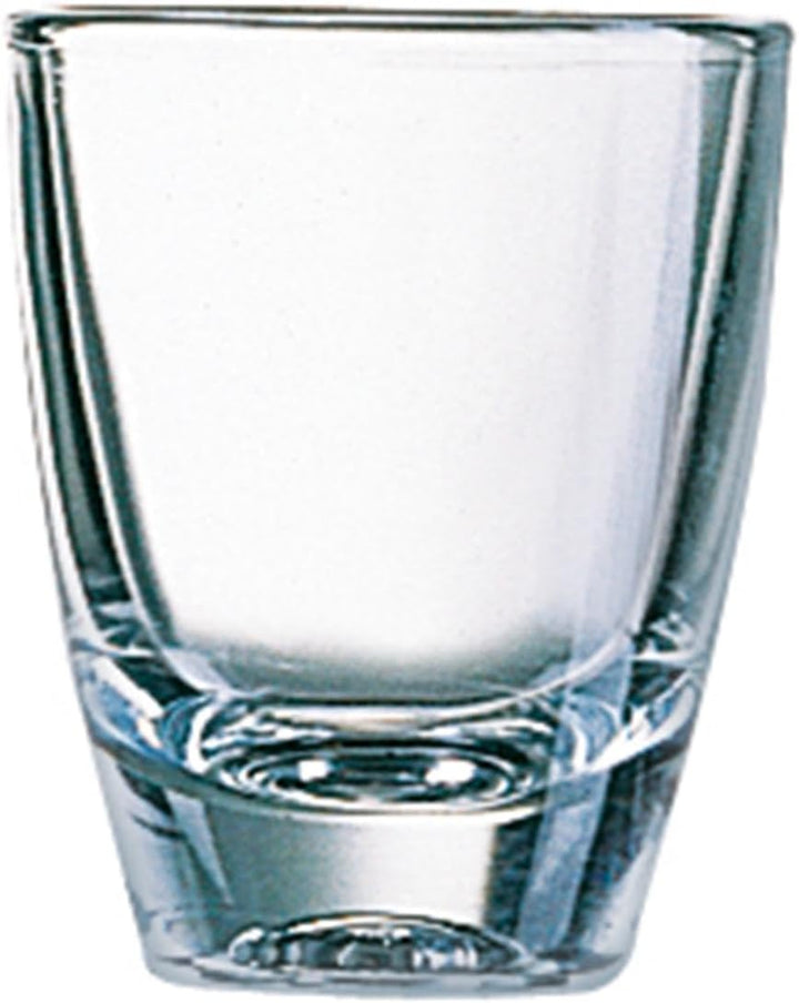 Arcoroc ARC 00065 Gin Schnapsglas, Shotglas, Stamper, 50 ml, Glas, transparent, 24 Stück Ohne Füllst