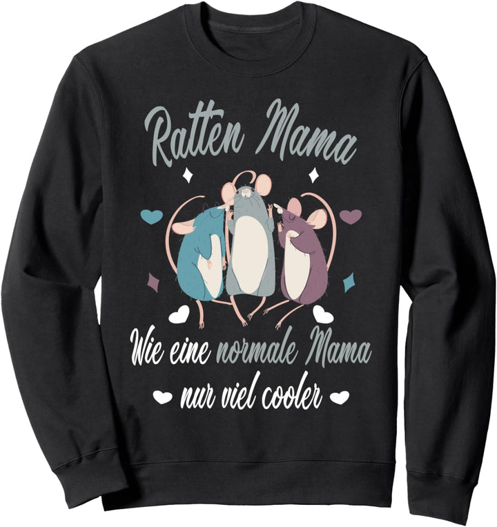 Ratten Mama Ratten Design Frauen Ratte Hausratten Ratten Sweatshirt
